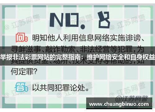 举报非法彩票网站的完整指南：维护网络安全和自身权益
